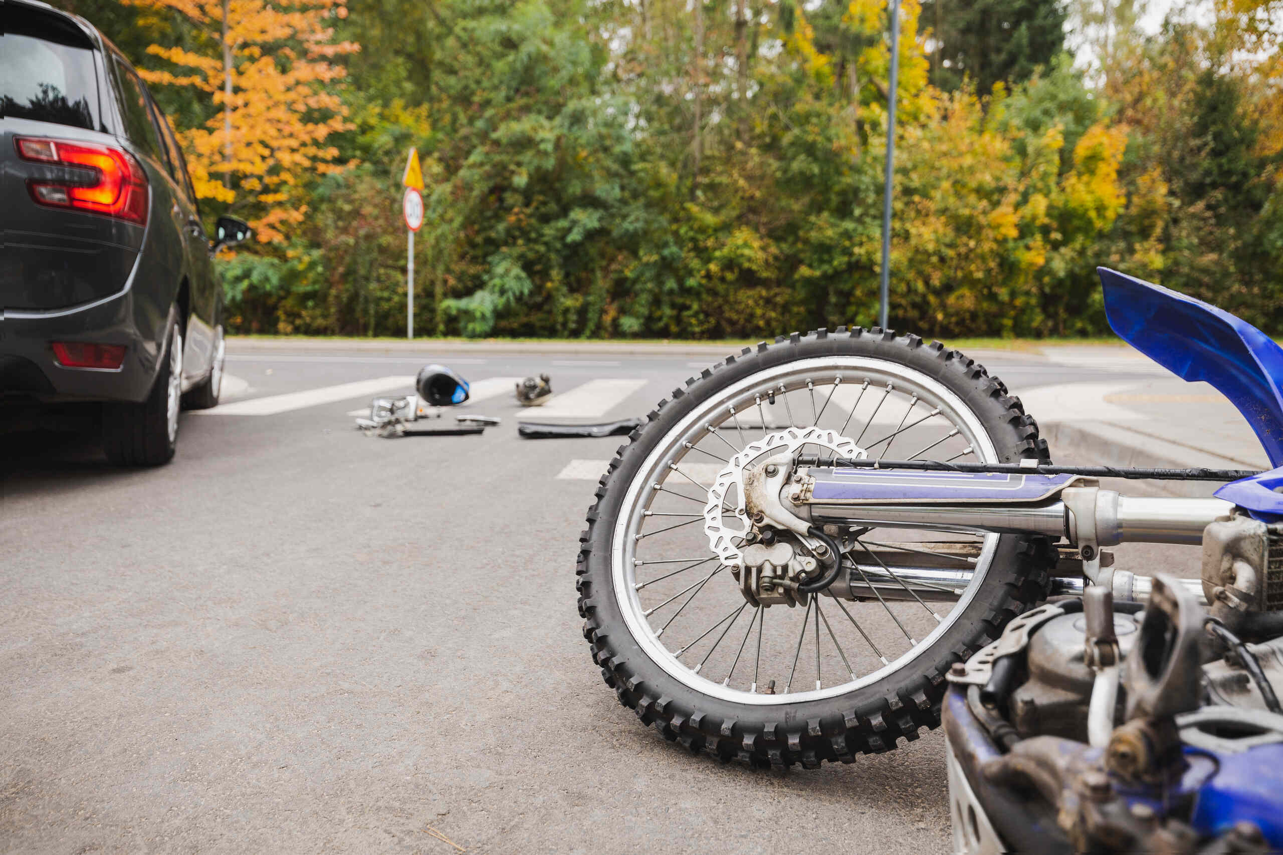 Spokane motorcycle accident lawyers help victims recover damages for road rash and physical pain following a collision.